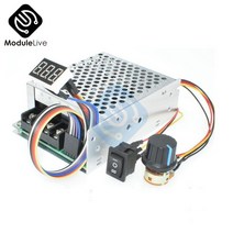 새로운 40A 디지털 디스플레이 양방향 DC 모터 속도 컨트롤러 0 100% 가변 DC 10V 55V PWM 12V 24V 48V 2000W 최대 60A 가역|Motor Con, 1개, 단일, 러시아(배송불가)