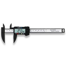 슬라이딩 버니어 캘리퍼 100/150mm 측정 통치자 게이지 이중 스케일 도구, 150mm, 1개