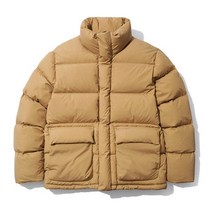 [국내매장판] 스노우피크 snowpeak 글램프 시리즈 스텐드넥 헤비숏다운 브라운 아웃도어 캠핑의류 감성캠핑 S21WURDJ62BR