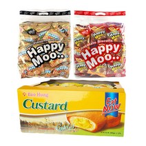 해피무 초코 480g + 해피무 버터 480g + 바오헝 카스타드 480g, 1세트