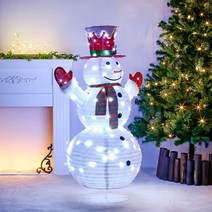 120cm LED 폴딩 허그미 눈사람 대형 크리스마스장식