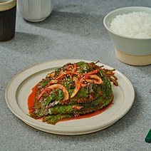여수 나래식품 저염 깻잎김치 500g 국내산 생깻잎, 1개