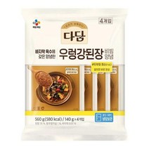 CJ 장 다담 우렁강된장양념 된장찌개 집된장 홈쿡 140g 4번들 1세트, 3세트