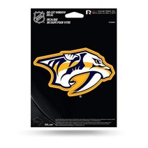 NHL Rico Industries 다이 컷 비닐 데칼 내슈빌 프레데터스 12.7 x 17.8cm(5 x 7인치), 기본, Team Color