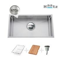 하츠 HZ-Q8302CC 코팅 씽크볼 사각볼교체, 일반배수구(기본), 자가설치