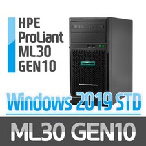 HPE Proliant ML30 GEN10/E-2224/16G/2T/서버2019/AS3년 상품권증정