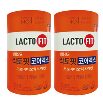 식약처 인증 종근당 락토핏 코어 코어맥스 아연 LACTO FIT 장 정착 면역 프롤린 생유산균 랏토핏 락토픽 라토핏 라토픽 라토피 장운동 배변활동 홈쇼핑 방송 건강 식품 정품, 2통 (4개월분), 60포
