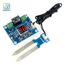 피부측정기 XH-M214 DC 12V 디지털 습도 센서 컨트롤러 온도 관개 시스템, 한개옵션0