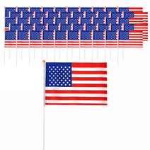 룰루마켓 행사용 태극기/성조기/오성홍기/금성홍기 천수기세트 50개입, 성조기 50개