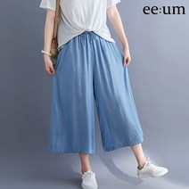 이음 텐셀 와이드 팬츠