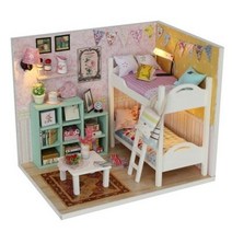 DIY 미니어처 하우스 (입문자용) -M020/가랜드 2층 침대