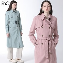 EnC [EnC] 더블 버튼 트렌치코트