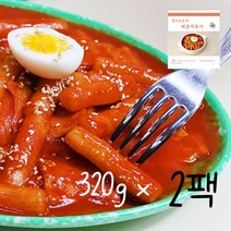 핫이슈 국물떡볶이 콜라겐 매콤맛, 2팩(640g)
