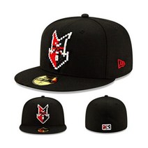 뉴에라 인디애나폴리스 인디언스 5950 피티드 햇 MILB20 테마 NGT 블랙 공식 모자 빅사이즈 볼캡