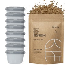 온다숲 반영구 천연 제습제 맑고맑은 정화석 작은알갱이, 제습제통 8개, 작은알갱이1kg