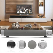 2.0 블루투스 스피커 채널 정확도 V4.2 바 사운드 통화가능, 실버 STBT-Bar1000