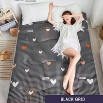 딱딱한 매트리스 허리안아픈 하드 얇은 단단한 퀸 접이식 라텍스 침대, Black Gird