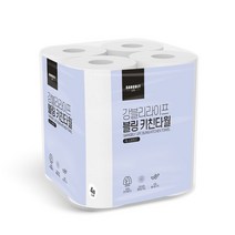 [익일출고] 강블리 천연펄프 키친타올 150매 4롤, 1팩