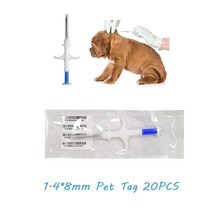 고양이 토끼 애완 동물 스마트 칩 카드 리더 RFID 134.2Khz 유리관 ISO11784/5 스캐너 FDX-B 휴대용 USB 프로그래머, As The Picture Shows