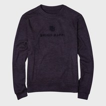 인디안 [23년 가을 최저가] 수입 울혼방 레터링 포인트 라운드티셔츠 MNXALYWA121BC