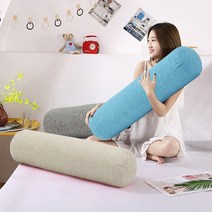 바디필로우 원통 롱 쿠션 순면 긴 베개 안고자는, 오트밀