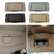 메르세데스 벤츠 ML/GL/R 클래스 W164 W251 ML350 R300 왼쪽/오른쪽 용 베니 티 미러가있는 측면 교체 썬 바이저, Right Deerskin Beige, Right Deerskin Beige