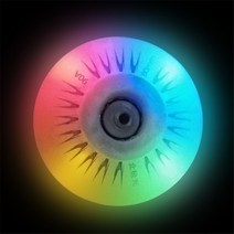 LED 플래시 롤러 스케이트 바퀴 타이어 ILQ-11 빛 성인 어린이 60 62 64 68 70 72 76, 06 colorful light