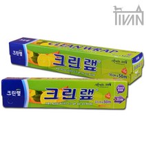 22 30cm x 50m 비닐 포장 랩 랲 롤팩 크린랲 주방 샌드위치 용기 투명랩, 사이즈