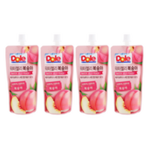 동원 Dole 워터젤리 복숭아 130ML 4개