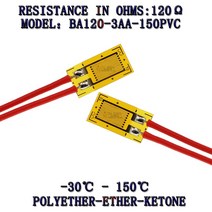 히든센서 1pcs BA120-3AA-L150PVC 고온 저항 스트레인 게이지 고정밀/압력/로드셀 전선, 한개옵션0