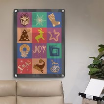 블루홈 클리어 아크릴 자석액자 A4 사이즈 양면테이프 부착용 메뉴판 액자형 게시판 광고판, 양면테이프부착형-블랙색상