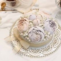 [순수한 아름다움] 퓨어화이트 1호&2호 앙금플라워 떡케이크 전국배송, 1호사이즈(15cm)
