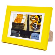 닥터프레임 벽걸이 탁상겸용 액자 베이직 옐로우