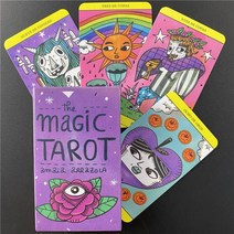 해외 매직 타로 카드 클래식 보드 게임 카드 상상력 Oracle 점 데스크 게임 타로 카드 전자 책 포함 PROD3, 23 78PCS TT66