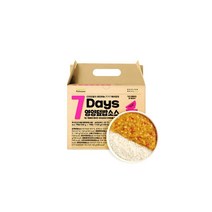디자인밀 7Days 영양덮밥소스 (160gx7EA) 밥대용 식단조절 식이요법, 4개