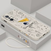 우주 비행사 실리콘 전화 케이스 샤오미 미 11 라이트 5G NE 후면 커버 12s 울트라 12x12s 10 프로 끈이 있, 04 For Mi 11 Lite 5G, 06 B-YK000306