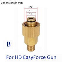 폼랜스 셀프세차 폼건압력 와셔 스노우 폼 랜스 어댑터 건 노즐 커넥터 Karcher HD Easy Force Professiona, 02 HD Easyforce adapter