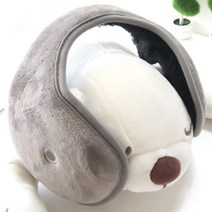 남성 여성 청음 왕 귀마개 골프 겨울 등산 귀덮개 털 보온, 청음왕귀마개(블랙)
