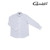 가마가츠 낚시복 지퍼셔츠 스트라이프 GM-3285 화이트, M사이즈-959241