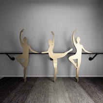 벽걸이 발레바 재즈 스트레칭 수평 바 탄츠 홈트, 상세 페이지 참고, 280 길이(흰색) (4개의 피벗 포인트)