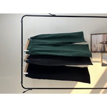 코지일이삼 코지23 여자 컬러 심플한 데일리 베이직 골덴 통 와이드팬츠 (8114073)
