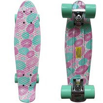 Rimable 컴플리트 55.9cm(22인치) 스케이트보드 리플라워, DREAMPINKFLOWER, DREAMPINKFLOWER