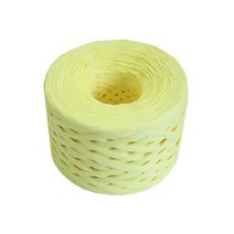 오키도키 라피아실 종이실 코바늘실 뜨개실, 선택09_G17 레몬색