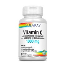 솔라레이 비타민C 1 000mg + 로즈힙 아세로라 바이오플라보노이드 100캡슐