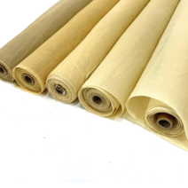 [천연염색] 옐로우 계열 옥사명주 천연염색 실크100% 원단, 03. 베이지 옐로우