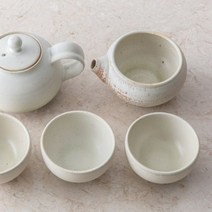 이천도자기 매트유백유 3인 다기세트 전통찻잔 다기잔 _ 2023895EA, 쿠팡 본상품선택