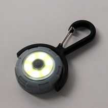 [홈트리]하이파워 카라비너 손전등(회전형) (그레이), 없음