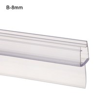 방풍비닐 비닐커튼 자석 지퍼식 현관 거실 투명 씰 스트립 목욕 샤워 스크린 도어 4 ~ 12mm 갭 창 웨더, 13 B-8mm