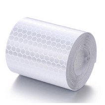 자전거 스쿠터 오토바이 배달 반사 테이프 5cmX3m 안전 무대 안내표지 야간운전 포크레인 빛 라이딩용 용달 차뒷쪽 외부광고 차트렁크 차량용 현장, 화이트