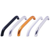 인라이프 유로 18파이 2구 가구손잡이 싱크대 서랍장 장식장 2구손잡이 2홀손잡이 후면고정, 실버 P192mm